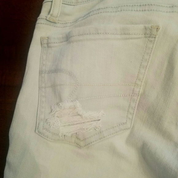 American Eagle Distressed Skinny Jeans Size 0 - Picture 3 of 6